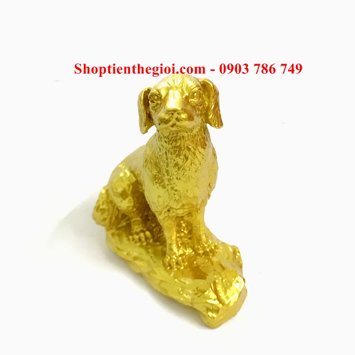 Tượng Con Chó Vàng  -  SP005238  